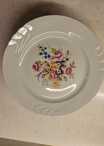  Beden Çiçek Desenli Çok Renkli pasya takımı