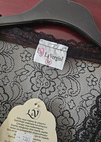 Siyah Nakışlı Uzun Kollu Gotik Kadın Sabahlık - Görsel 5