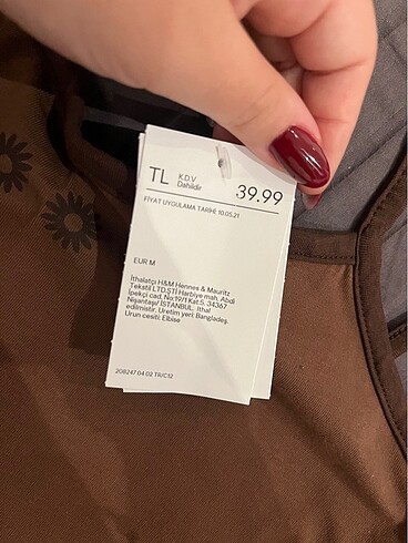 m Beden H&M elbise