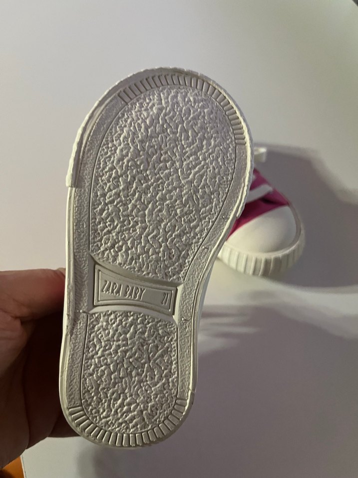 Kız Çocuk Pembe Elastik Bağcıklı Spor Ayakkabı - Görsel 4