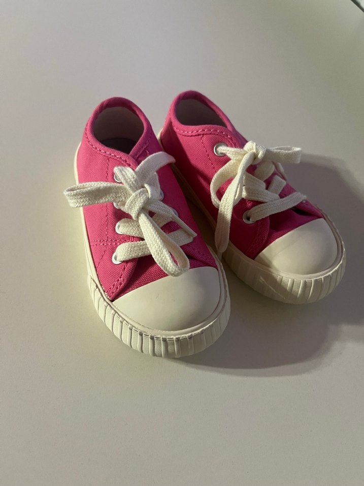 Kız Çocuk Pembe Elastik Bağcıklı Spor Ayakkabı - Görsel 3