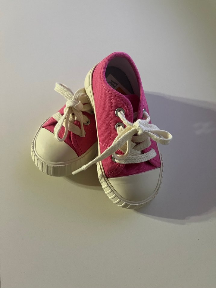 Kız Çocuk Pembe Elastik Bağcıklı Spor Ayakkabı - Görsel 2