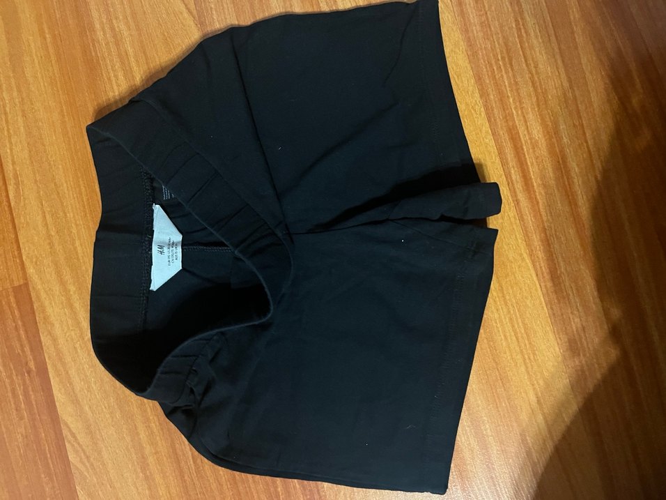 Siyah Mini Spor Şort - Görsel 2