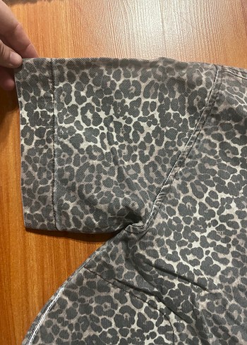 Kız Çocuk Gri Zebra Desenli Kısa elbise - Görsel 5