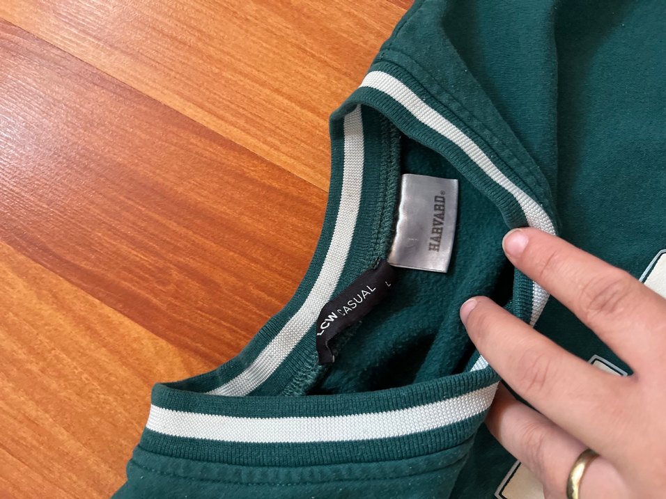 Koyu Yeşil Harvard Sweatshirt - Görsel 2