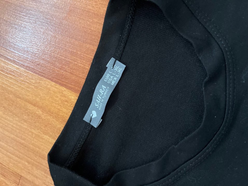 Siyah Baskılı Uzun Kollu Kadın Sweatshirt - Görsel 2