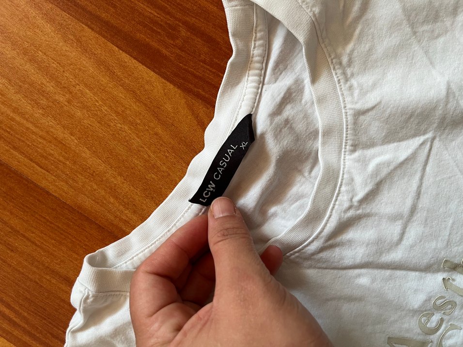 Beyaz Kısa Kollu  Tişört - Görsel 2