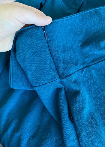 Lacivert Uzun Kadın Etek - Görsel 5