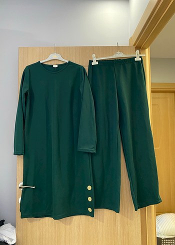 Kadın Uzun Kollu Yeşil ikili Takımı - Görsel 4