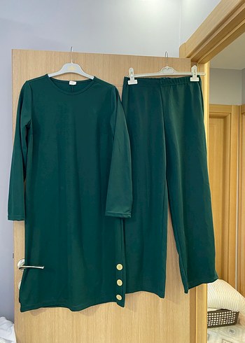 Kadın Uzun Kollu Yeşil ikili Takımı - Görsel 2