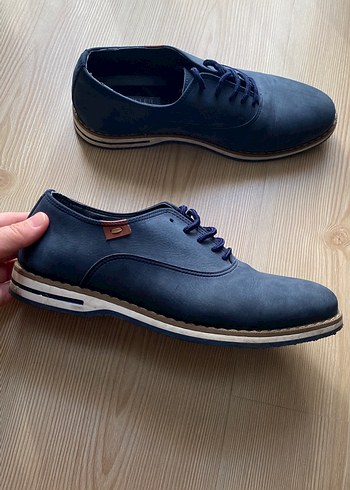 Lacivert Erkek Süet Klasik Ayakkabı - Görsel 2