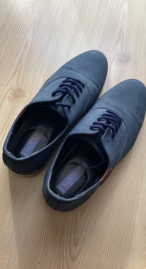 Lacivert Erkek Süet Klasik Ayakkabı - Görsel 4