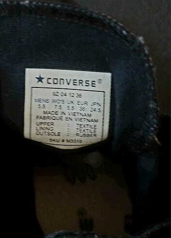 Converse Converse Bileklikli Siyah Çok Az Kullanıldı