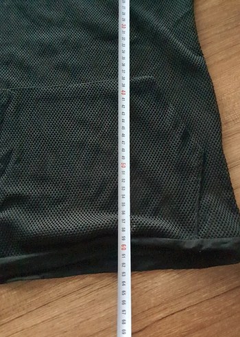 Siyah Kısa Kollu Kapüşonlu Kadın Tişört - Görsel 5