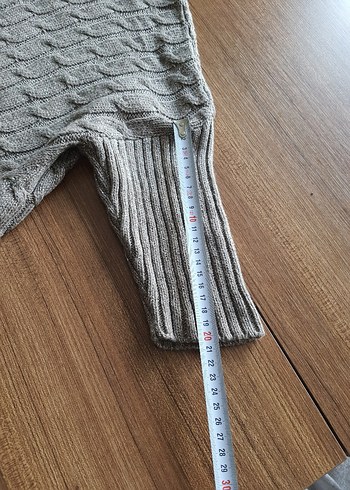 Bej Örgü Kadın Kazak - Görsel 6