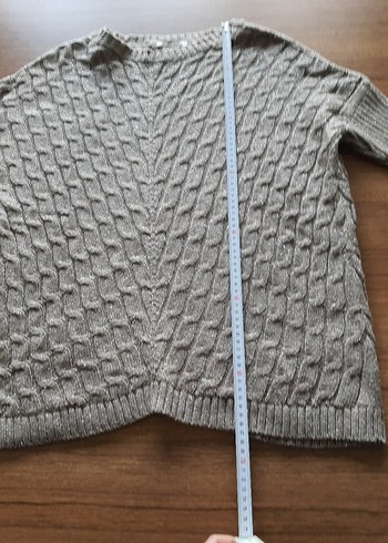 Bej Örgü Kadın Kazak - Görsel 3