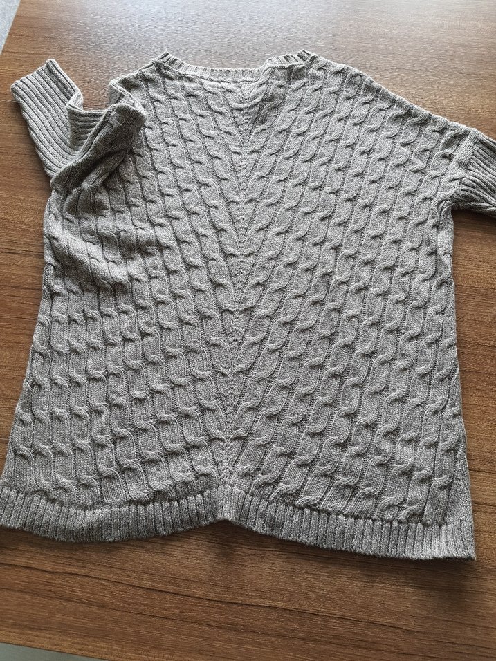 Bej Örgü Kadın Kazak - Görsel 2