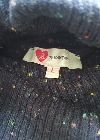 Bohem Tarz lacivert Yün Kadın Boğazli panço - Görsel 2