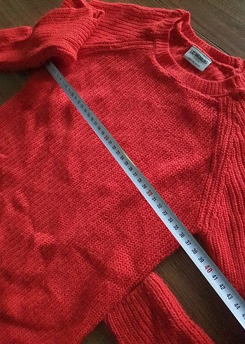 Kırmızı Triko çocuk Kazak - Görsel 5