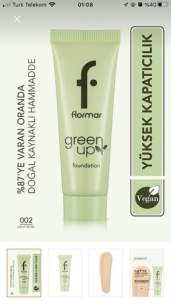 flormar fondöten