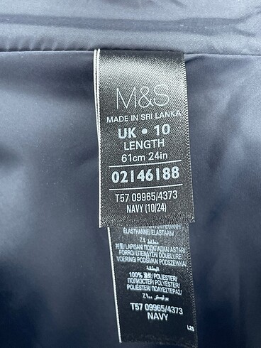 universal Beden lacivert Renk Marks & Spencer Midi Etek %70 İndirimli.