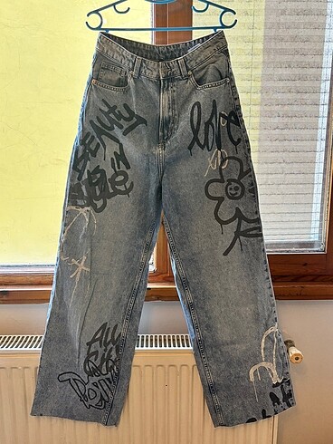 h&m yüksek bel pantolon