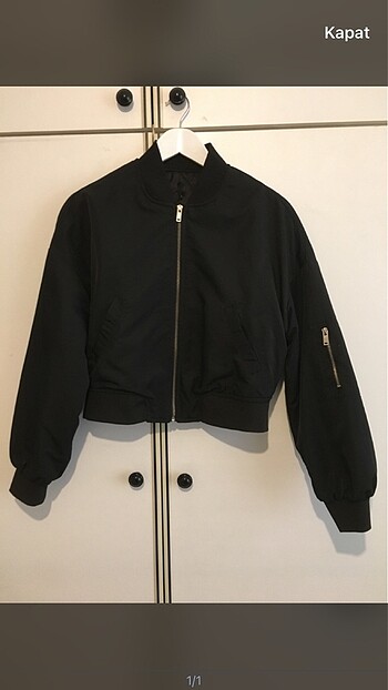 pull&bear basic bomber ceket