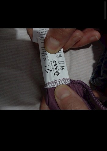 Kadın Mor Uzun Drapeli V Yaka Elbise - Görsel 4