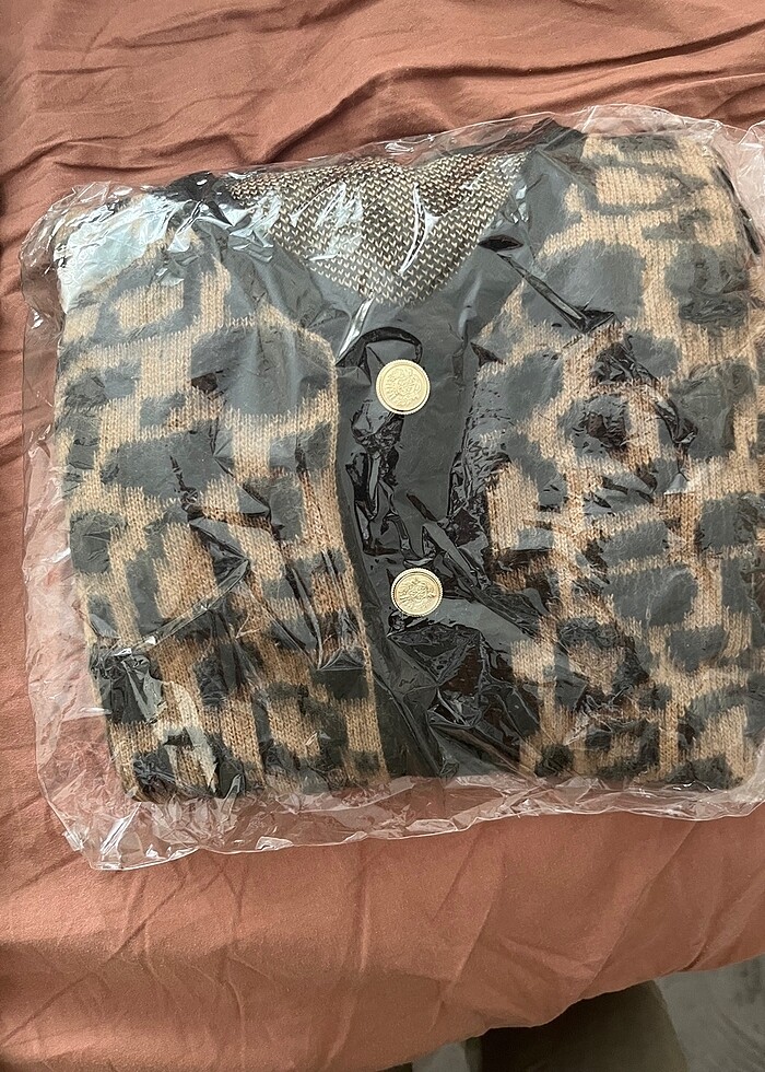 Leopar hırka - Görsel 2