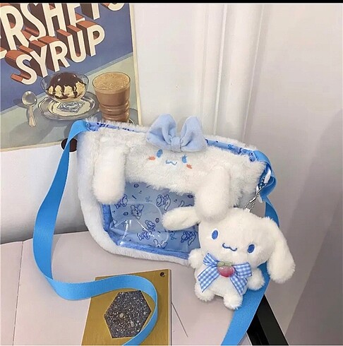 #cinnamoroll #Kawai #Sakura #Y2k %Sanrio Peluş yarısı Şeffaf Ana