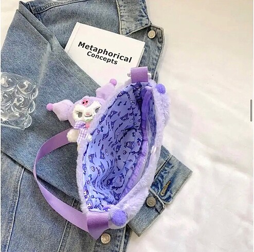 Beden pembe Renk #My Melodi #Kawai #Sakura #Y2k %Sanrio Peluş yarısı Şeffaf Ana