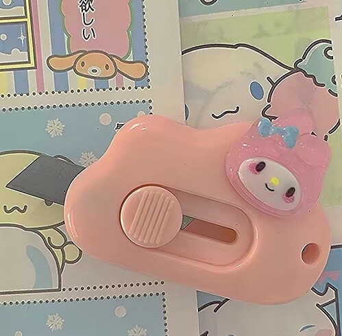My Melodi melody Sanrio Köstebek Y2k Bulut Maket Bıçağı Falçata 