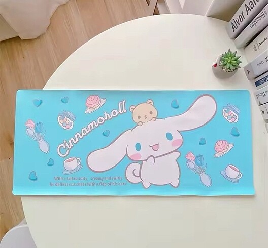 Sevimli Sanrio Kawaii Kuromi Mouse Masa Üstü Matı Klavye Mouse P