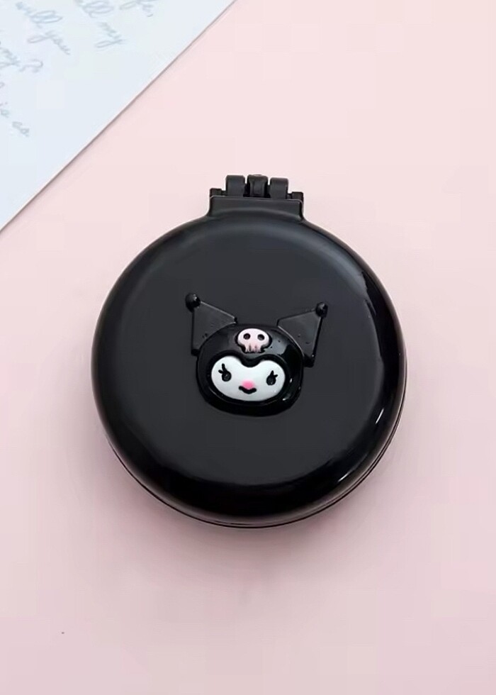 Sanrio Kuromi Cinnamoroll My Melodi Melody Aynalı Katlanır Tarak - Görsel 2