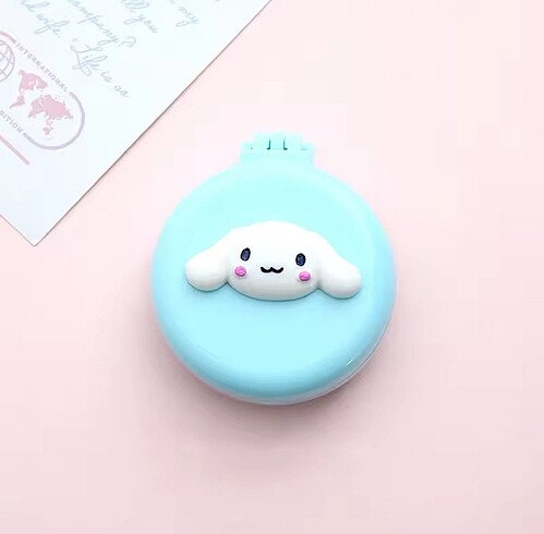 Sanrio Kuromi Cinnamoroll My Melodi Melody Aynalı Katlanır Tarak - Görsel 4