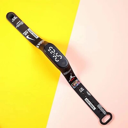 Nike air jordan Siyah Basketbol Dijital Led Çocuk ve Yetişkin Ko - Görsel 2