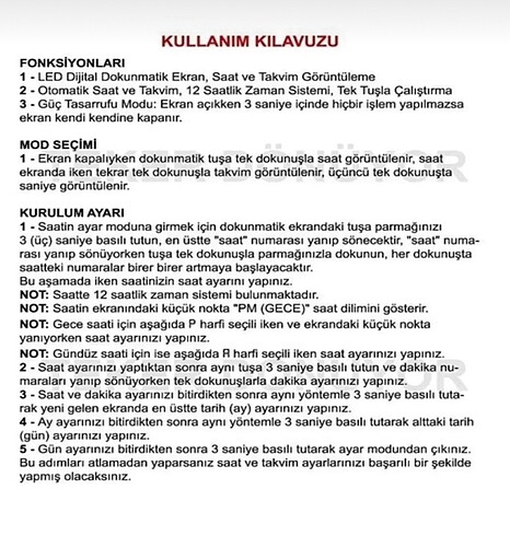 Kawaii Teddy Bear Cute Sevimli Ayı Ayıcık Dijital Led Çocuk ve Y - Görsel 3