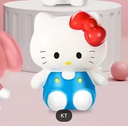 Hello Kitty Kedi Pati Kuromili Oyuncak Figür Anime Yumuşak Squis