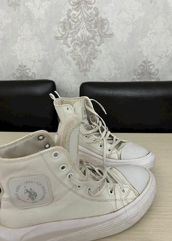 U.S Polo Assn. Beyaz Kadın Spor Ayakkabı - Street Wear