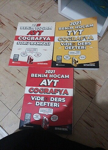 Benim hocam yks tyt ayt coğrafya test ve ders notları kitabı 