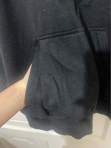 l Beden siyah Renk sweatshirt