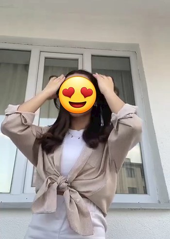 m Beden camel Renk Bej Kadın Gömlek, Rahat Kesim, Uzun Kollu