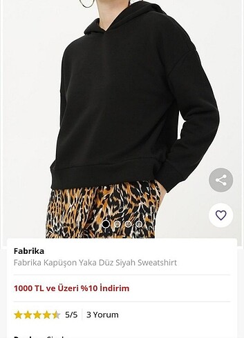 Fabrika Bayan Kapüşonlu sweatshirt