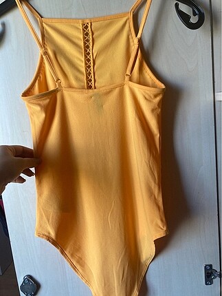 xs Beden sarı Renk h&m askılı body