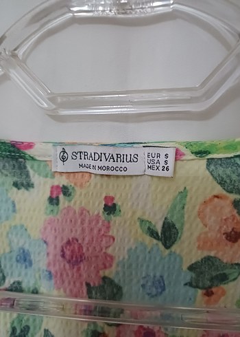 s Beden Çiçek Desenli Stradivarius Elbise