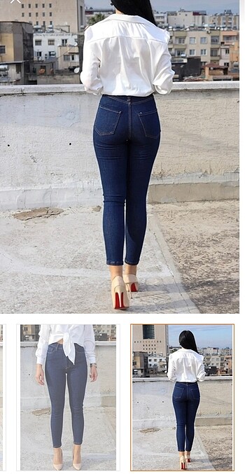 26 Beden Süper toprlayıcı yüksek bel skinny