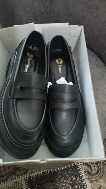 39 Beden siyah Renk Ayakkabı loafer