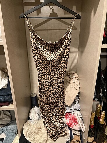 H&m leopar elbise