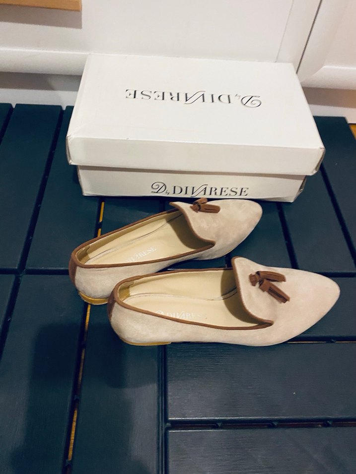 Bej kadın ayakkabı Ayakkabı - Görsel 3