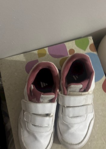 Adidas Adidas Beyaz Cırt Cırtlı Spor Ayakkabı